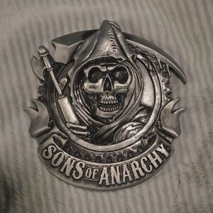 Sons Of Anarchy Silver Big Belt Buckle